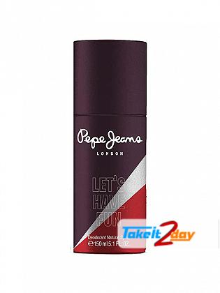 Pepe Jeans Lets Have Fun Perfume Deodorant Body Spray For Men 150 ML